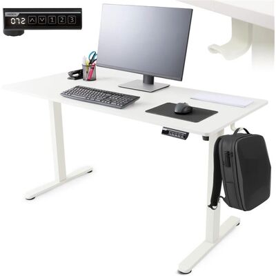 Arebos Bureau Électrique 120 X 60 Cm Réglable En Hauteur Avec Fonction Mémoire - Publicité Arebos Bureau Électrique 120 X 60 Cm Réglable En Hauteur Avec Fonction Mémoire - Publicité