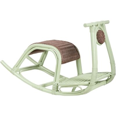 Beliani Chaise À Bascule Pour Enfants Boho Rustique Intérieur Chambre Salle De Jeux Vert - Publicité Beliani Chaise À Bascule Pour Enfants Boho Rustique Intérieur Chambre Salle De Jeux Vert - Publicité