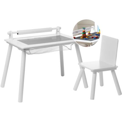 Beliani Ensemble Table Et Chaise Pour Enfants Scandinave En Mdf Bois De Pin Et Rouleau D - Publicité Beliani Ensemble Table Et Chaise Pour Enfants Scandinave En Mdf Bois De Pin Et Rouleau D - Publicité