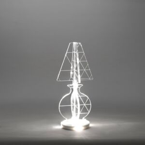 Iplex - Esa Lampe En Pmma Transparent Led Coupe Laser 13x30cm Fabriqué En Italie - Publicité Iplex - Esa Lampe En Pmma Transparent Led Coupe Laser 13x30cm Fabriqué En Italie - Publicité