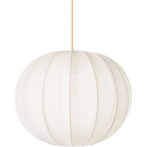 BELIANI Lampe suspendue moderne blanche en nylon - Éclairage plafond - Publicité BELIANI Lampe suspendue moderne blanche en nylon - Éclairage plafond - Publicité
