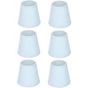 Sans Marque/générique 6pcs Abat-Jour En Tissu Bleu Ciel Moderne Pour Chandelier E14 - Publicité Sans Marque/générique 6pcs Abat-Jour En Tissu Bleu Ciel Moderne Pour Chandelier E14 - Publicité