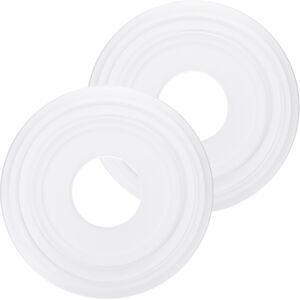 Uxcell 2 Pièces Rosace Plafond 12\" Od X 4\" Id Pour Chandelier Moulé Blanc - Publicité Uxcell 2 Pièces Rosace Plafond 12\" Od X 4\" Id Pour Chandelier Moulé Blanc - Publicité