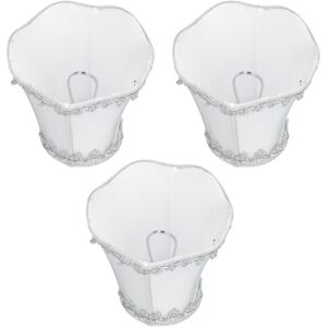 Sans Marque/générique 3pcs Modern Lamp Shades E14 Candle Chandelier Lampshade Clip On Installation - Publicité Sans Marque/générique 3pcs Modern Lamp Shades E14 Candle Chandelier Lampshade Clip On Installation - Publicité