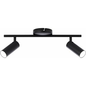 Brilliant Lampe, Soeren Led Spot Tube 2 Flammes Velours Noir, Métal, 2x 4.5w Led - Publicité Brilliant Lampe, Soeren Led Spot Tube 2 Flammes Velours Noir, Métal, 2x 4.5w Led - Publicité