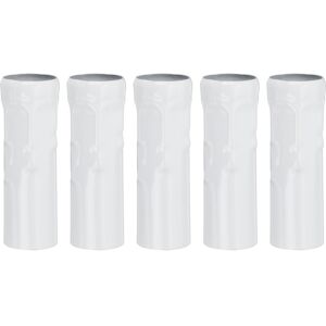 Uxcell 5 Pièces Manchons Bougies Métal E14 3,15\" Blanc Pour Chandelier - Publicité Uxcell 5 Pièces Manchons Bougies Métal E14 3,15\" Blanc Pour Chandelier - Publicité
