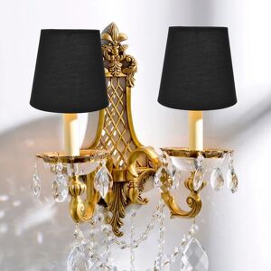 Sans Marque/générique 2pcs Indoor Lamp Shade European Style Fabric Lampshade For E14 Chandelier Table - Publicité Sans Marque/générique 2pcs Indoor Lamp Shade European Style Fabric Lampshade For E14 Chandelier Table - Publicité