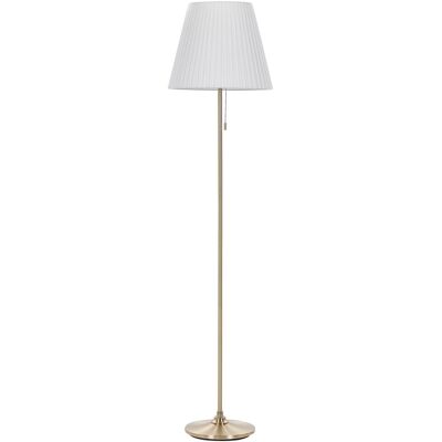 Beliani Lampadaire Classique À Abat-Jour Empire Pour Salon Et Chambre Cuivré Et Blanc - Publicité Beliani Lampadaire Classique À Abat-Jour Empire Pour Salon Et Chambre Cuivré Et Blanc - Publicité