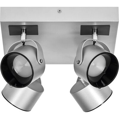 Osram Decor Spot Jupiter, 22w, 750lm, Argent, Spot, Têtes Réglables, Utilisation - Publicité Osram Decor Spot Jupiter, 22w, 750lm, Argent, Spot, Têtes Réglables, Utilisation - Publicité