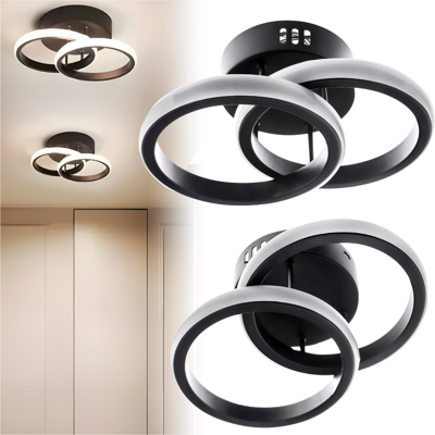 Sans Marque Lampe Annulaire Led, Lustre De Cuisine, Loft, Suspension, Plafonnier De Salle - Publicité Sans Marque Lampe Annulaire Led, Lustre De Cuisine, Loft, Suspension, Plafonnier De Salle - Publicité