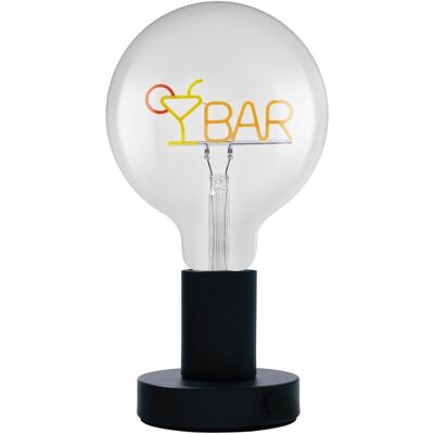 Osram Lampe De Table Led 1906 Letter, Lettrage En Barre, Néon, 1,2 W, E27, Noir - Publicité Osram Lampe De Table Led 1906 Letter, Lettrage En Barre, Néon, 1,2 W, E27, Noir - Publicité