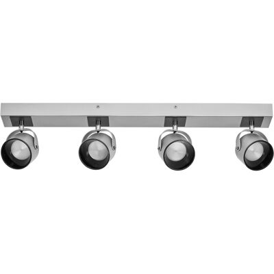 Osram Decor Spot Jupiter, 22w, 730lm, Argent, Spot, Têtes Réglables, Utilisation - Publicité Osram Decor Spot Jupiter, 22w, 730lm, Argent, Spot, Têtes Réglables, Utilisation - Publicité