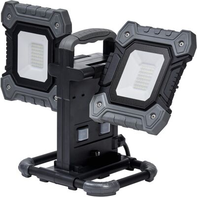 Osram Projecteur De Travail Led Val Flex, Gris Foncé/noir, 2x30w, 6450lm, Blanc - Publicité Osram Projecteur De Travail Led Val Flex, Gris Foncé/noir, 2x30w, 6450lm, Blanc - Publicité