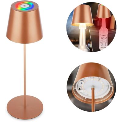 B.K.LICHT Lampe de table LED - Touch Dimmer, Sans fil, Réglable en hauteur - Publicité B.K.LICHT Lampe de table LED - Touch Dimmer, Sans fil, Réglable en hauteur - Publicité
