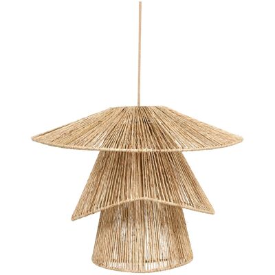 Beliani Lampe Suspension Style Boho Naturel Abat-Jour En Jute Base En Métal Bedas - Publicité Beliani Lampe Suspension Style Boho Naturel Abat-Jour En Jute Base En Métal Bedas - Publicité