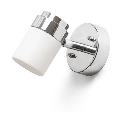 Applique RENDL LIGHT LINN I Opale/Chrome - IP44 - Publicité Applique RENDL LIGHT LINN I Opale/Chrome - IP44 - Publicité