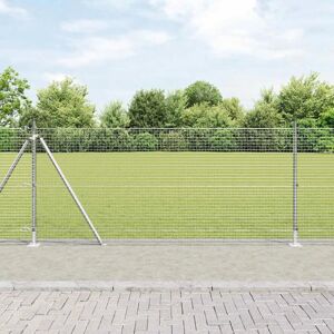 Clôture de jardin en acier galvanisé 0,8x10 m - Style industriel vidaXL - Publicité Clôture de jardin en acier galvanisé 0,8x10 m - Style industriel vidaXL - Publicité