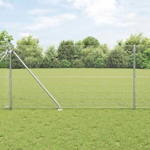 vidaXL Clôture en acier galvanisé avec 13 piquets 1,2x25 m - Clôture - Publicité vidaXL Clôture en acier galvanisé avec 13 piquets 1,2x25 m - Clôture - Publicité