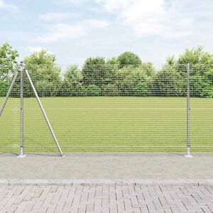 Clôture de jardin vidaXL avec 7 poteaux - Acier galvanisé durable - Publicité Clôture de jardin vidaXL avec 7 poteaux - Acier galvanisé durable - Publicité