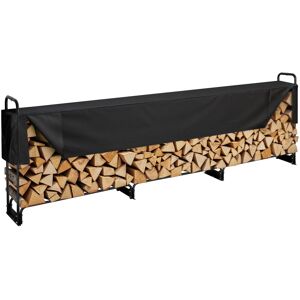Uimoso Range Bûches Extérieur Avec Couverture Abri Bois Porte-Bûches 386x36x117cm - Publicité Uimoso Range Bûches Extérieur Avec Couverture Abri Bois Porte-Bûches 386x36x117cm - Publicité