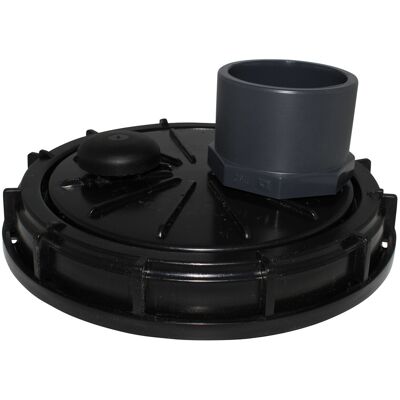 Multicuves Couvercle Diamètre 220 Mm Avec Prise Pvc Droite 75/90 Et Évent - Publicité Multicuves Couvercle Diamètre 220 Mm Avec Prise Pvc Droite 75/90 Et Évent - Publicité