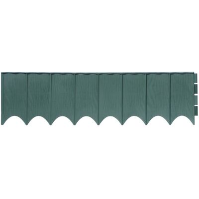 Clôture de jardin Prosperplast - 16cm x 5.8m - Vert - Publicité Clôture de jardin Prosperplast - 16cm x 5.8m - Vert - Publicité
