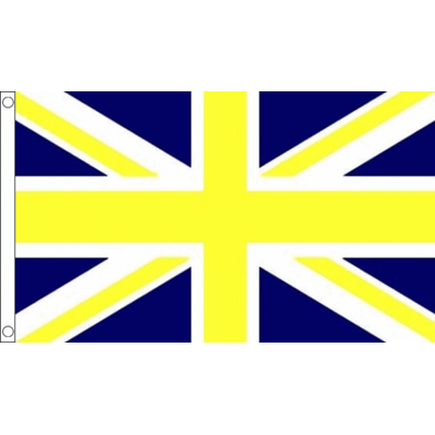 AZ FLAG - UK - Bleu - Jaune - Drapeau - Publicité AZ FLAG - UK - Bleu - Jaune - Drapeau - Publicité