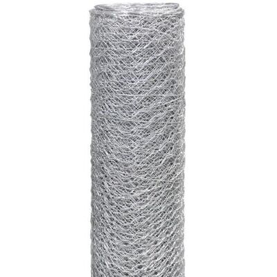 Lustan* Grillage Hexagonal Galvanisé, 50 Cm X 10 Mo, Maille 25 Mm, Fil 0,8 Mm - 10 Mo - - Publicité Lustan* Grillage Hexagonal Galvanisé, 50 Cm X 10 Mo, Maille 25 Mm, Fil 0,8 Mm - 10 Mo - - Publicité