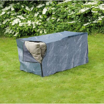 Housse pour coussin de jardin vidaXL Grise - Protection étanche - Publicité Housse pour coussin de jardin vidaXL Grise - Protection étanche - Publicité