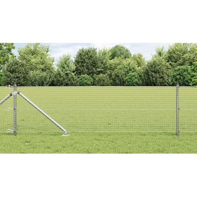 vidaXL Clôture en Acier Galvanisé 0.4x10 m - Clôture - Publicité vidaXL Clôture en Acier Galvanisé 0.4x10 m - Clôture - Publicité