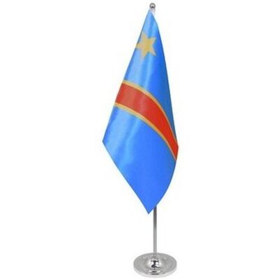 Az Flag Drapeau De Table Prestige République Démocratique Du Congo 22x15cm En Satin - Gr - Publicité Az Flag Drapeau De Table Prestige République Démocratique Du Congo 22x15cm En Satin - Gr - Publicité
