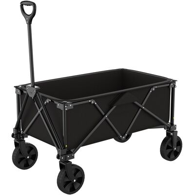 Gt Garden Chariot De Transport Pliable Noir - Publicité Gt Garden Chariot De Transport Pliable Noir - Publicité