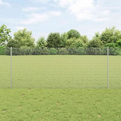 Ensemble de Clôture de Jardin Vidaxl - Acier Galvanisé 25m - Publicité Ensemble de Clôture de Jardin Vidaxl - Acier Galvanisé 25m - Publicité