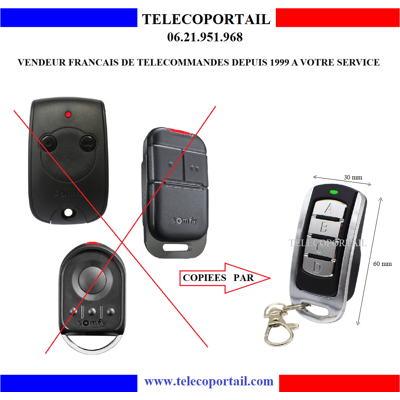 Telecoportail Telecommande Copieuse Keypop Keytis Keygo Rts 433.42 Mhz Voyant Rouge Uniquement - Publicité Telecoportail Telecommande Copieuse Keypop Keytis Keygo Rts 433.42 Mhz Voyant Rouge Uniquement - Publicité