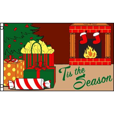 Az Flag Drapeau Noel C'Est La Saison 150x90cm - Drapeau Joyeux Noel 90 X 150 Cm - Drapea - Publicité Az Flag Drapeau Noel C'Est La Saison 150x90cm - Drapeau Joyeux Noel 90 X 150 Cm - Drapea - Publicité