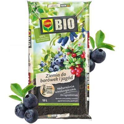 Compo Erde Substrat Für Heidelbeeren Und Beeren 15l Ergiebig - Publicité Compo Erde Substrat Für Heidelbeeren Und Beeren 15l Ergiebig - Publicité