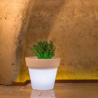 IDRALITE Begonia Pot avec LED - Jardinière lumineuse - Publicité IDRALITE Begonia Pot avec LED - Jardinière lumineuse - Publicité