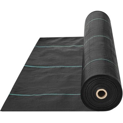 Vevor Toile De Paillage Anti-Mauvaises Herbes Géotextile Tissé Pp 1x50 M 100 G - Publicité Vevor Toile De Paillage Anti-Mauvaises Herbes Géotextile Tissé Pp 1x50 M 100 G - Publicité