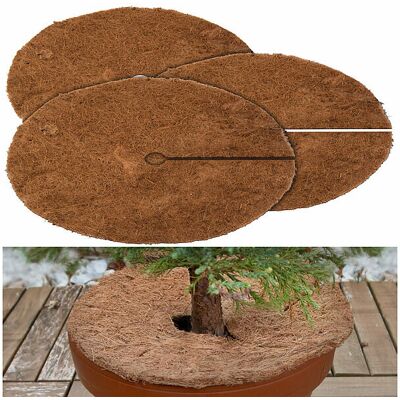 3 Nattes De Coco Rondes Antigels Pour Plantes Ø 38 cm - Royal Gardineer - Publicité 3 Nattes De Coco Rondes Antigels Pour Plantes Ø 38 cm - Royal Gardineer - Publicité