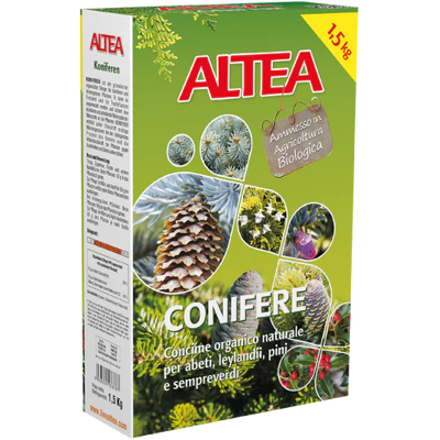 Engrais Organique Conifère Altea - Libération Lente - 1,5kg - Publicité Engrais Organique Conifère Altea - Libération Lente - 1,5kg - Publicité