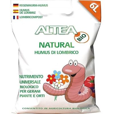 Altea Humus de lombric biologique - Engrais universel pour plantes et fleurs - Publicité Altea Humus de lombric biologique - Engrais universel pour plantes et fleurs - Publicité