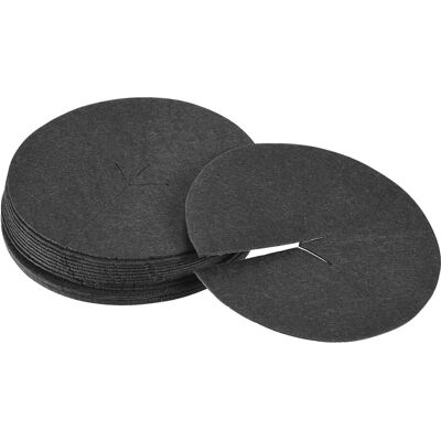 Uxcell 5.4\" Od Paillis Anneau, 18 Set Tapis Plante Protection Couverture Jardin Noir - Publicité Uxcell 5.4\" Od Paillis Anneau, 18 Set Tapis Plante Protection Couverture Jardin Noir - Publicité