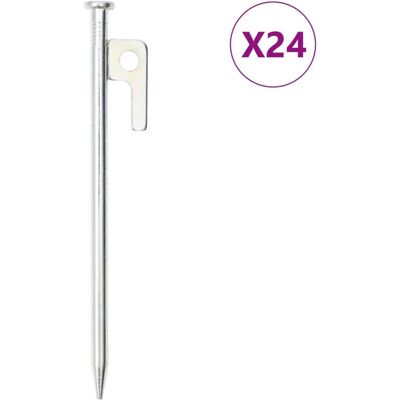 vidaXL Piquets de tente 24 pcs 20 cm - Type de tente - Publicité vidaXL Piquets de tente 24 pcs 20 cm - Type de tente - Publicité