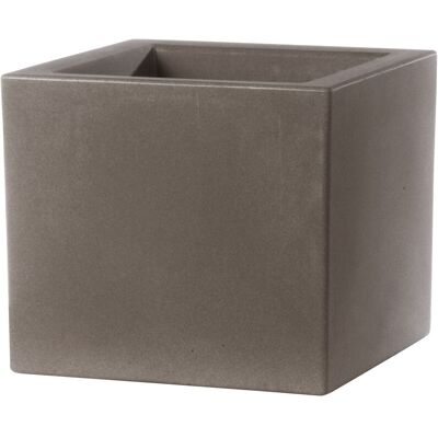 Teraplast - Modèle Pot de Fleurs Schio Cubo - 58cm - Cappuccino - Publicité Teraplast - Modèle Pot de Fleurs Schio Cubo - 58cm - Cappuccino - Publicité