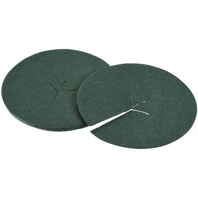 Uxcell 5.4\" Od Paillis Anneau, 6 Set Tapis Plante Protection Couverture Jardin Vert - Publicité Uxcell 5.4\" Od Paillis Anneau, 6 Set Tapis Plante Protection Couverture Jardin Vert - Publicité