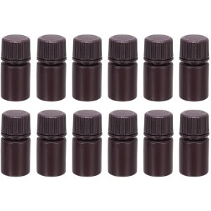 Uxcell 12 Flacons Réactifs 10ml Pp Large Ouverture Bouchon Vis Brun - Publicité Uxcell 12 Flacons Réactifs 10ml Pp Large Ouverture Bouchon Vis Brun - Publicité