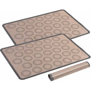 2 tapis De Cuisson Antiadhésifs En Silicone Pour Macarons - Rosenstein & Söhne - Publicité 2 tapis De Cuisson Antiadhésifs En Silicone Pour Macarons - Rosenstein & Söhne - Publicité