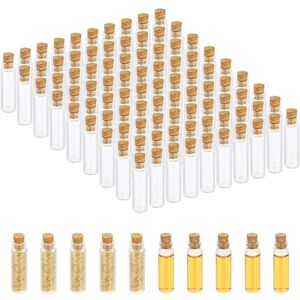 Uxcell Flacons Verre 3ml Bouchons Liège - 100 Pcs Tiny Glass Bottles - Publicité Uxcell Flacons Verre 3ml Bouchons Liège - 100 Pcs Tiny Glass Bottles - Publicité