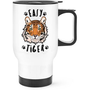 Gift Base Tasse Isotherme Easy Tiger Avec Poignée - Flacon Thermique Animal Drôle - Publicité Gift Base Tasse Isotherme Easy Tiger Avec Poignée - Flacon Thermique Animal Drôle - Publicité