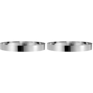Uxcell 2pcs Anneau À Gâteau Rond 14 X 2 Pouces En Acier Inoxydable Pour Pâtisserie - Publicité Uxcell 2pcs Anneau À Gâteau Rond 14 X 2 Pouces En Acier Inoxydable Pour Pâtisserie - Publicité